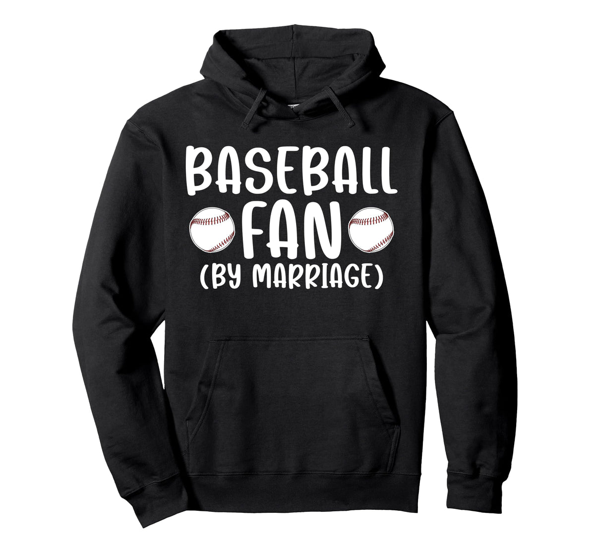 Baseball Fan Mariage Baseball Wife Hoodie - Casual Everyday Wear Unisex
