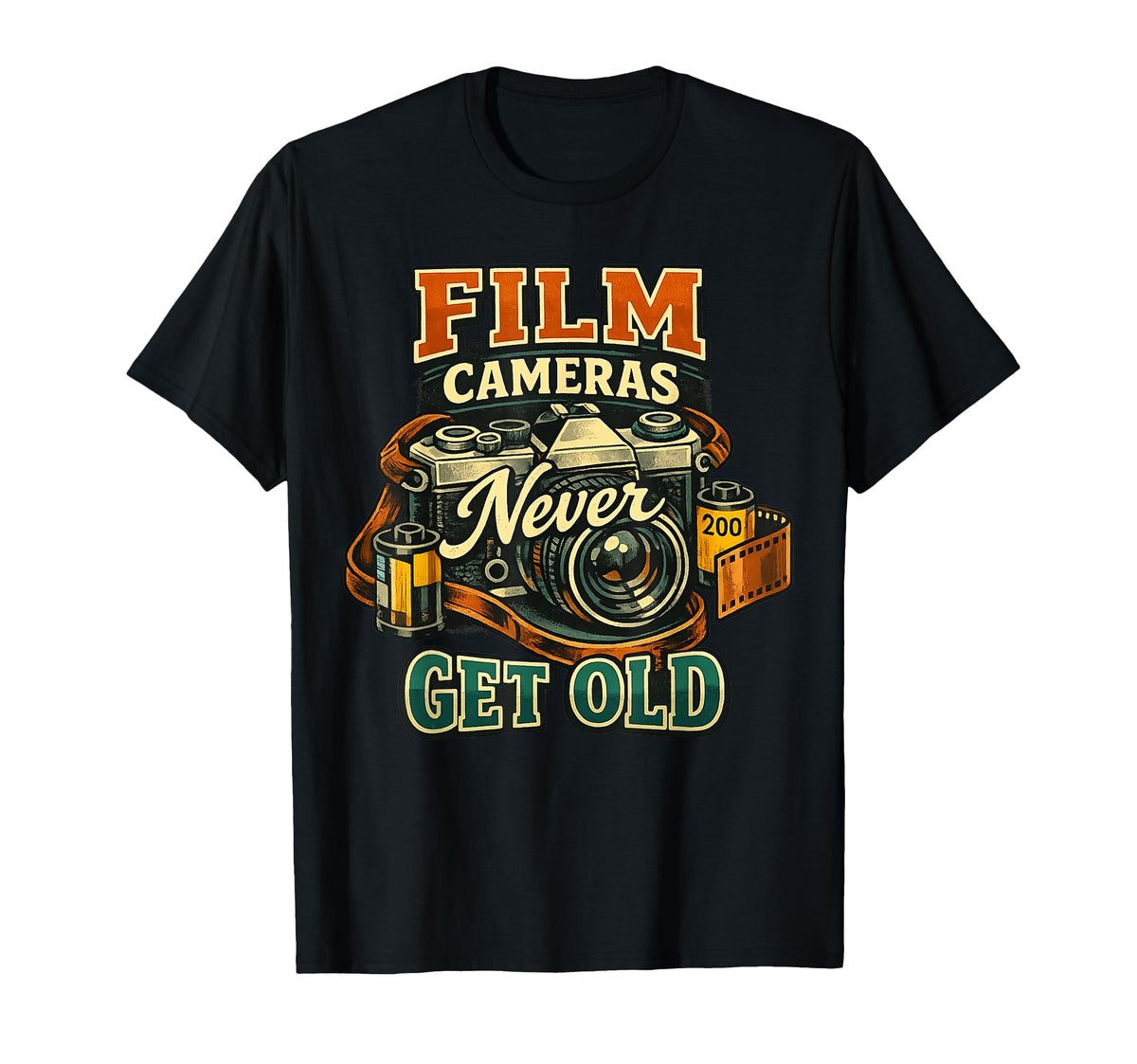 Film Camera Lover Analog Photography T-Shirt - Trendy Graphic Men Women