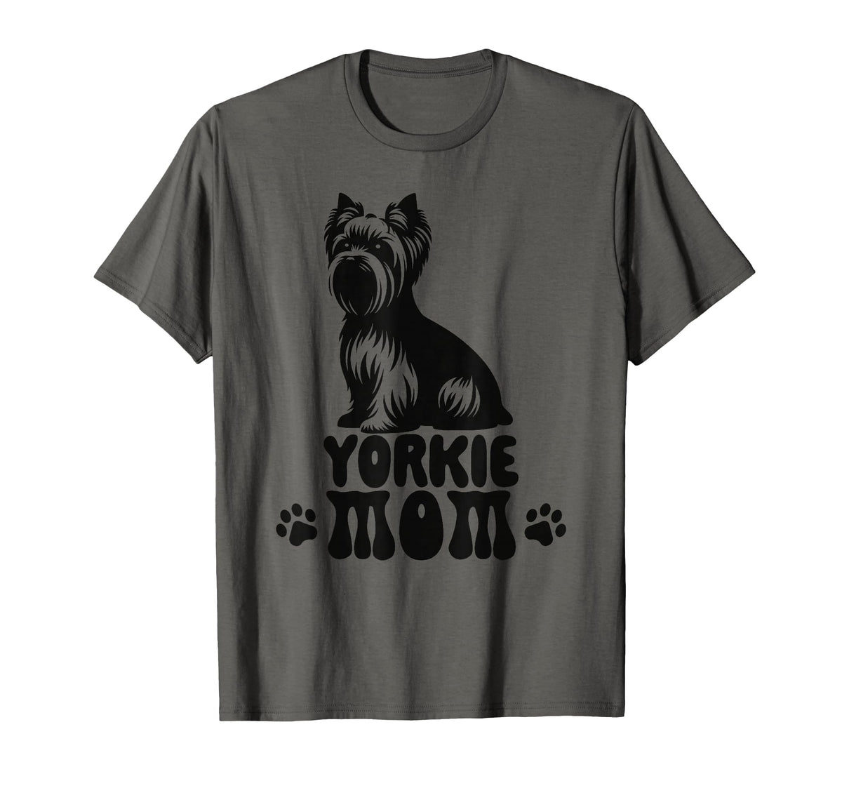 Yorkie Mom Yorkshire Terrier Dog T-Shirt - Casual Everyday Wear Unisex
