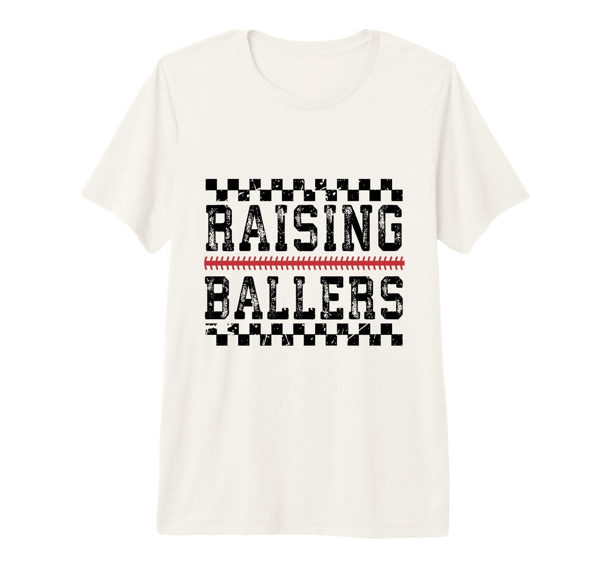 Raising Ballers Sports Parent Baseball T-Shirt - Novelty Apparel Unisex