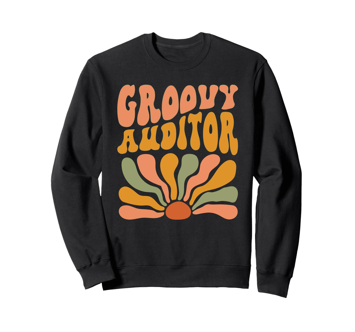 Groovy Auditor Flowers Mothers Day Sweatshirt - Streetwear Style Men Women
