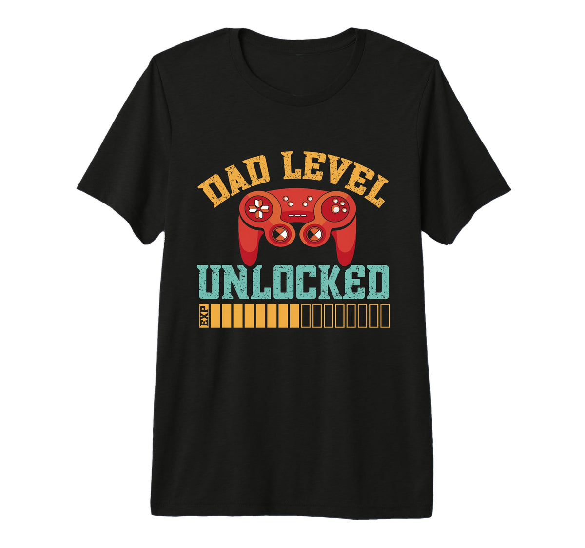 Mens Dad Level Unlocked Fathers Day T-Shirt - Streetwear Style Men Women