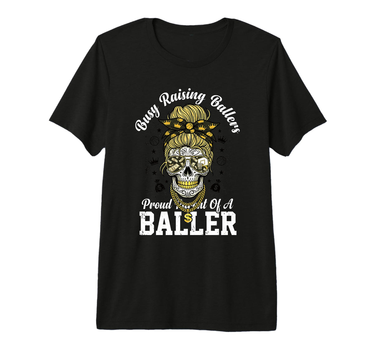 Busy Raising Ballers Proud Parent T-Shirt - Aesthetic Graphic Men Women