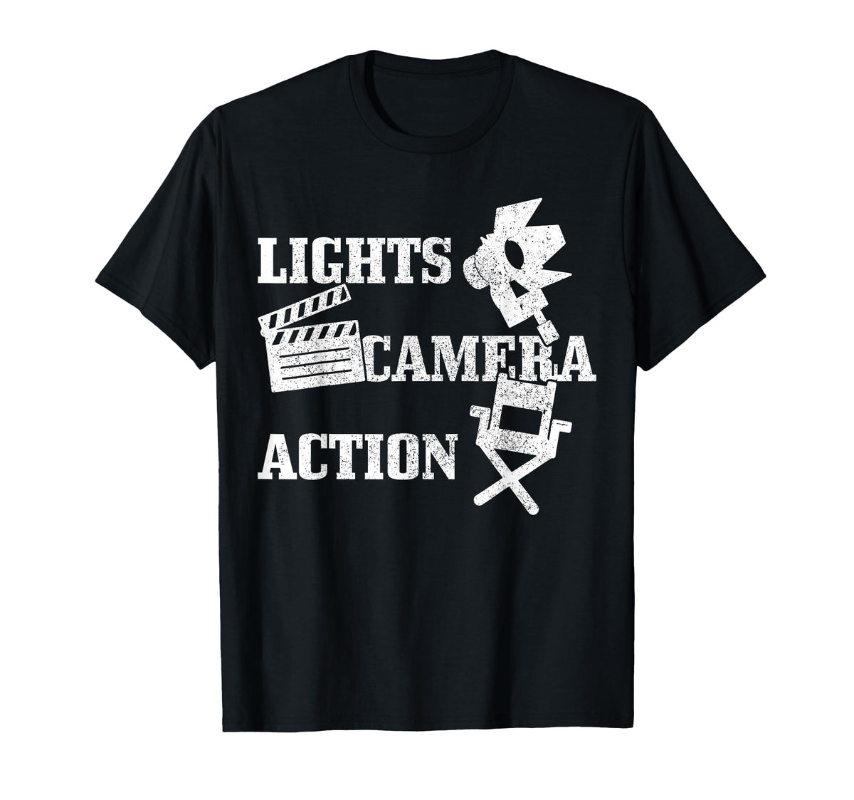 Film Director Film Cameraman Lights T-Shirt - Novelty Apparel Men Women