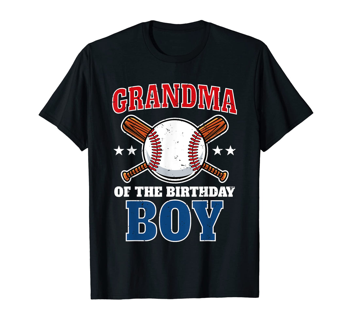 Grandma Birthday Baseball Birthday T-Shirt - Casual Everyday Wear Unisex