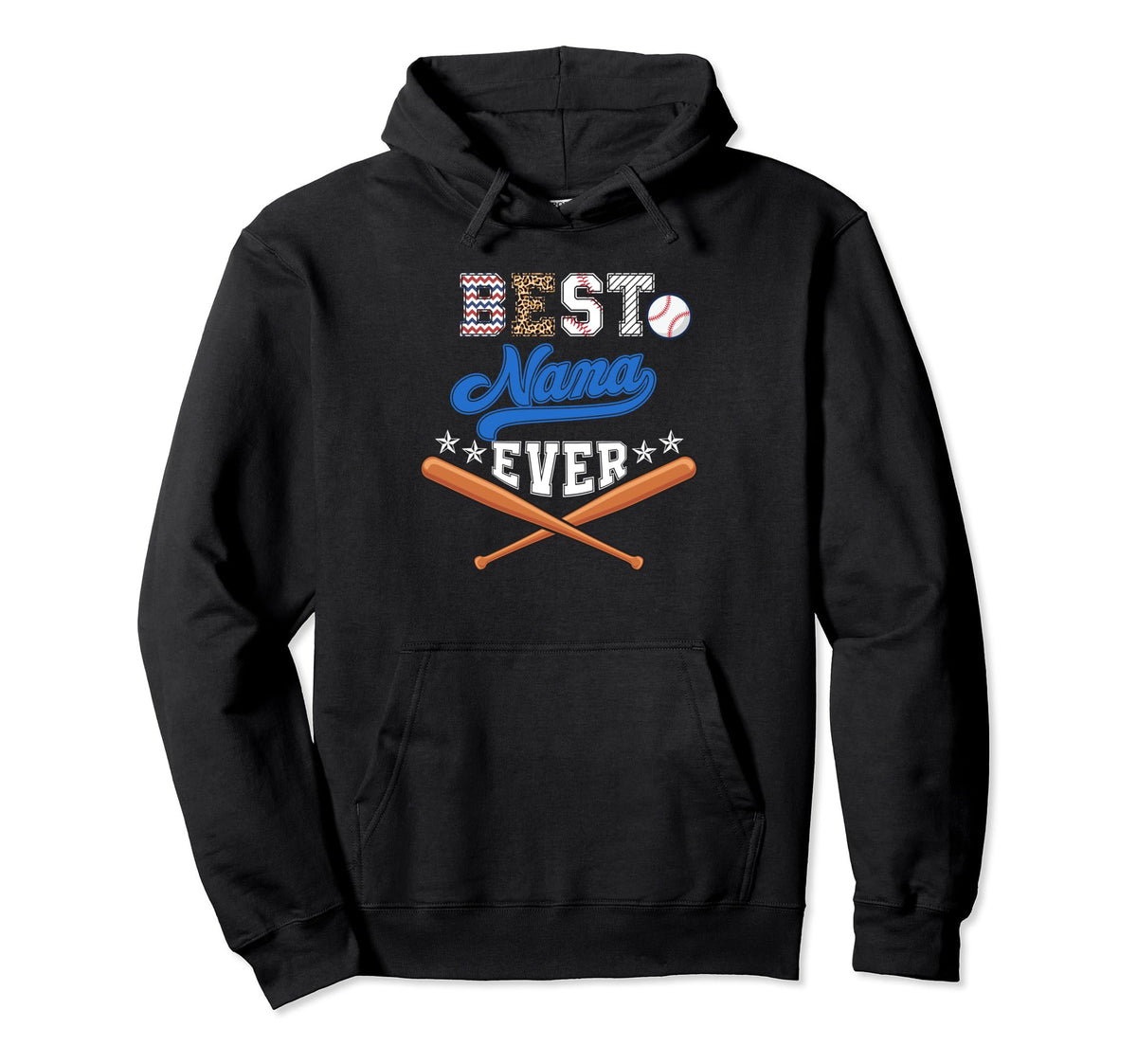 Baseball Nana Grandma Mothers Day Hoodie - Fun Novelty Design Men Women