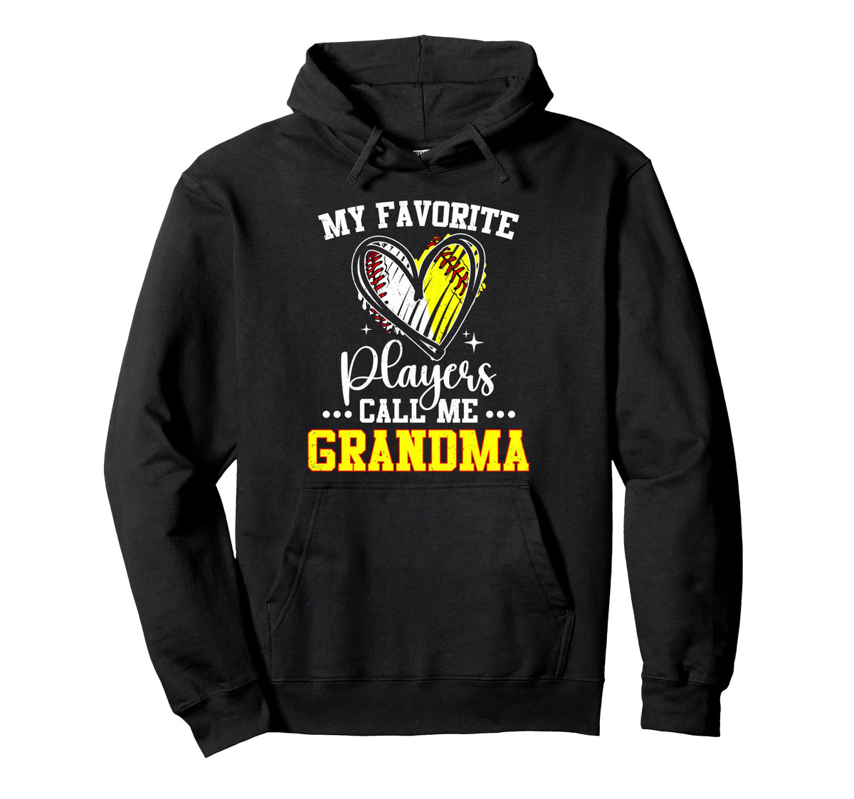 My Favorite Baseball Softball Hoodie - Casual Everyday Wear Men Women