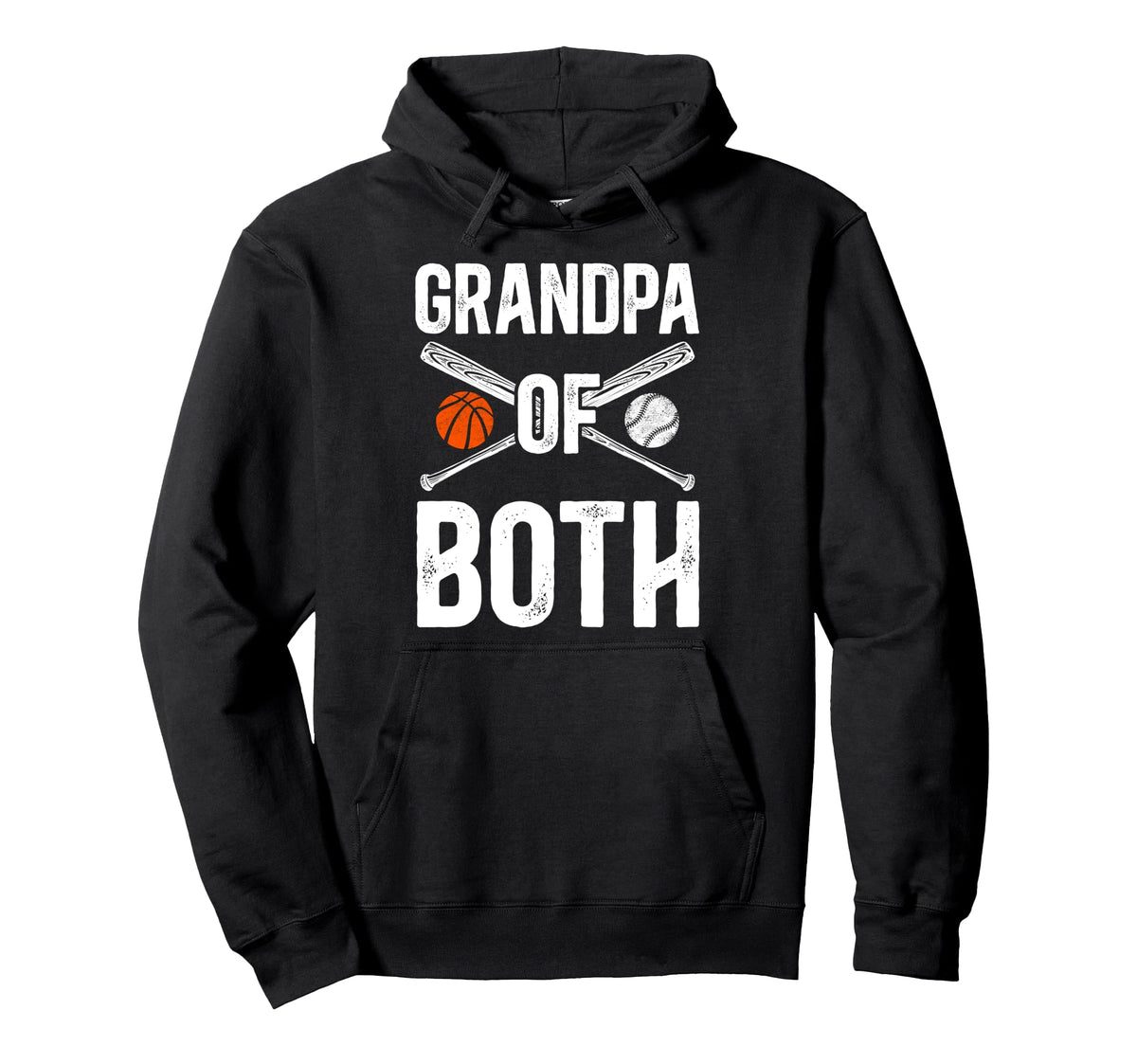 Grandpa Both Baseball Basketball Hoodie - Streetwear Style for Adults