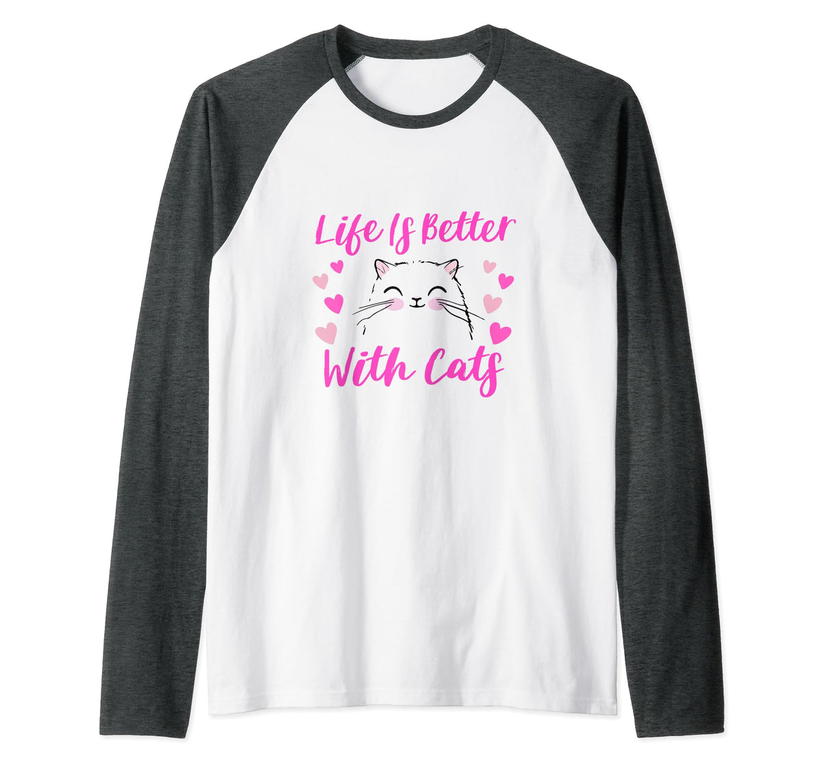 Funny Cat Mom Heart Cats Paw Love Jokes Hoodie - Unique Graphic Unisex