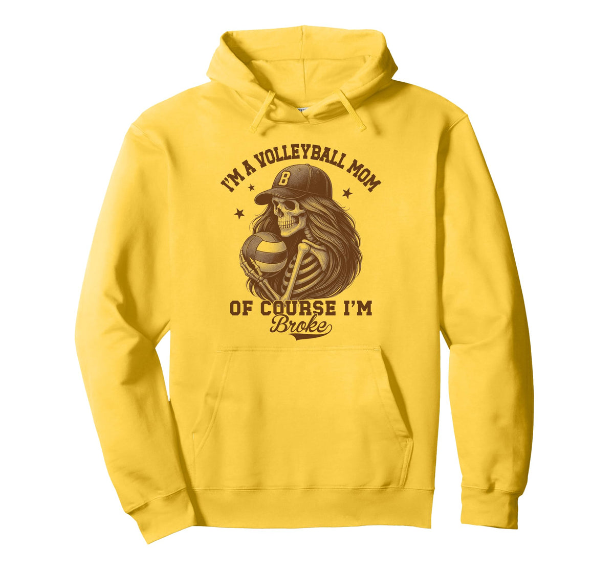 Volleyball Moms Mama Im Volleyball Mom Hoodie - Graphic Print for Adults