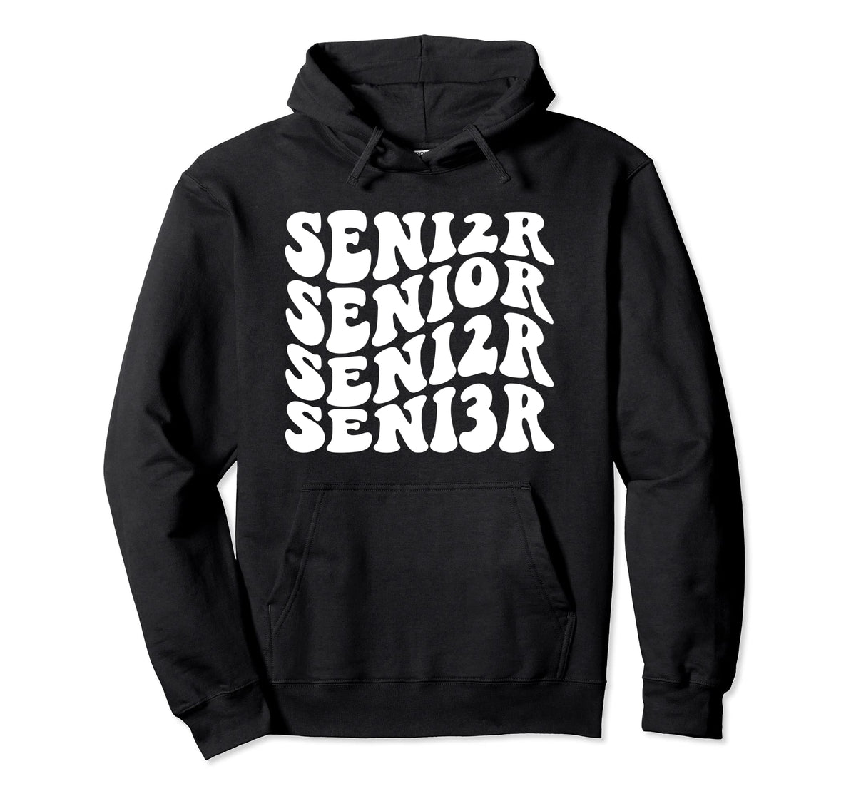 Groovy Boho Senior 2023 Graduation Hoodie - Casual Everyday Wear Men Women