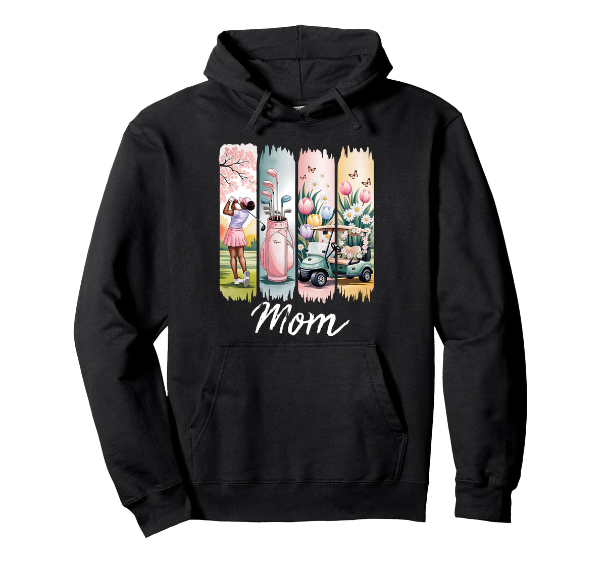 Golf Coquette Bow Golf Ball Mom Game Hoodie - Streetwear Style Men Women