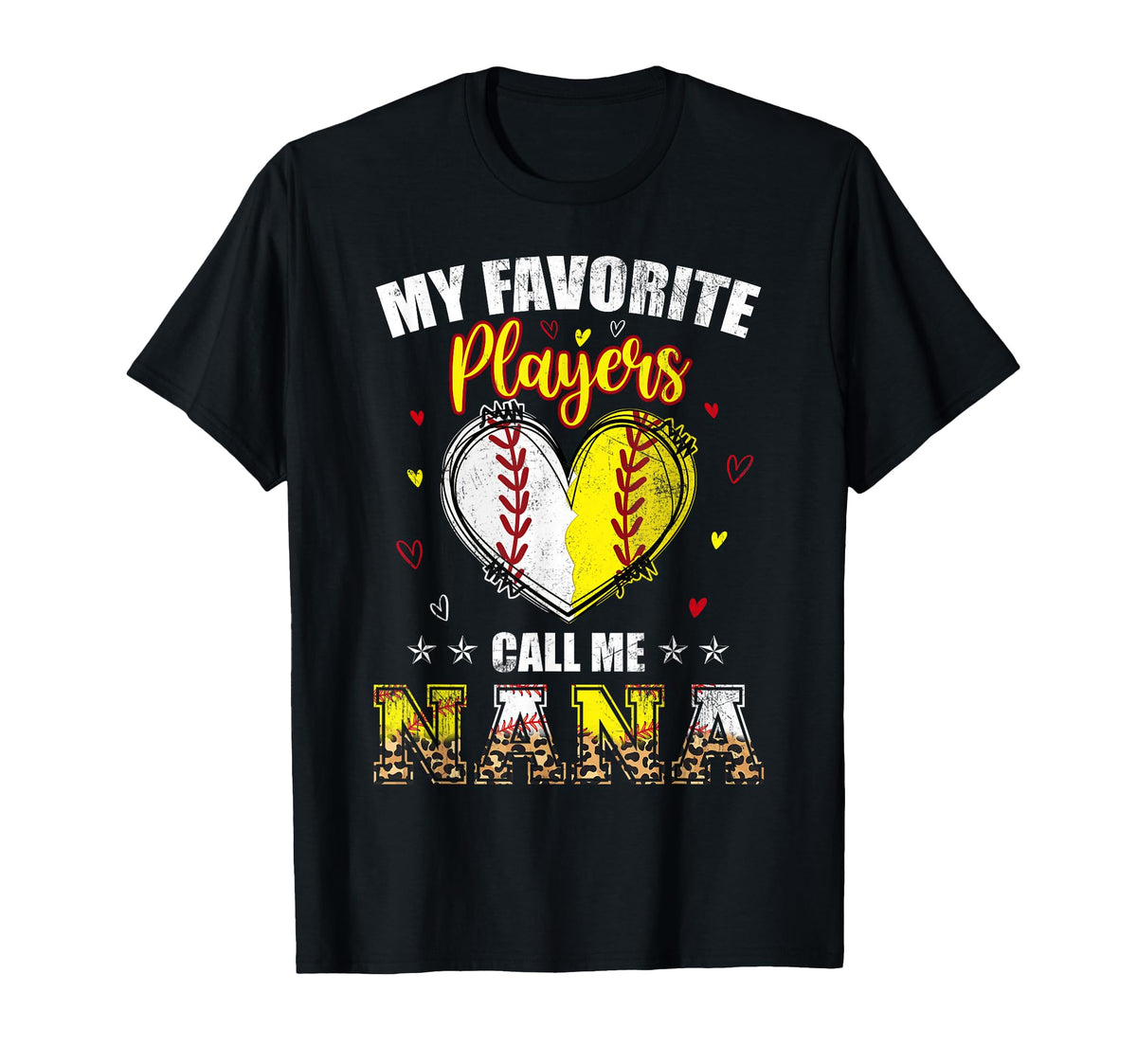 My Favorite Baseball Softball T-Shirt - Casual Everyday Wear Unisex