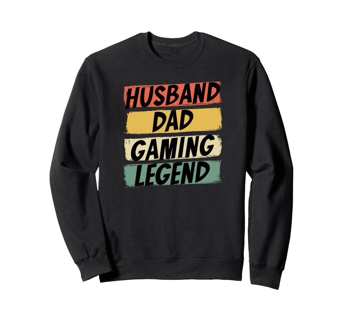 Gamer Dad Husband Dad Video Sweatshirt - Casual Everyday Wear Men Women