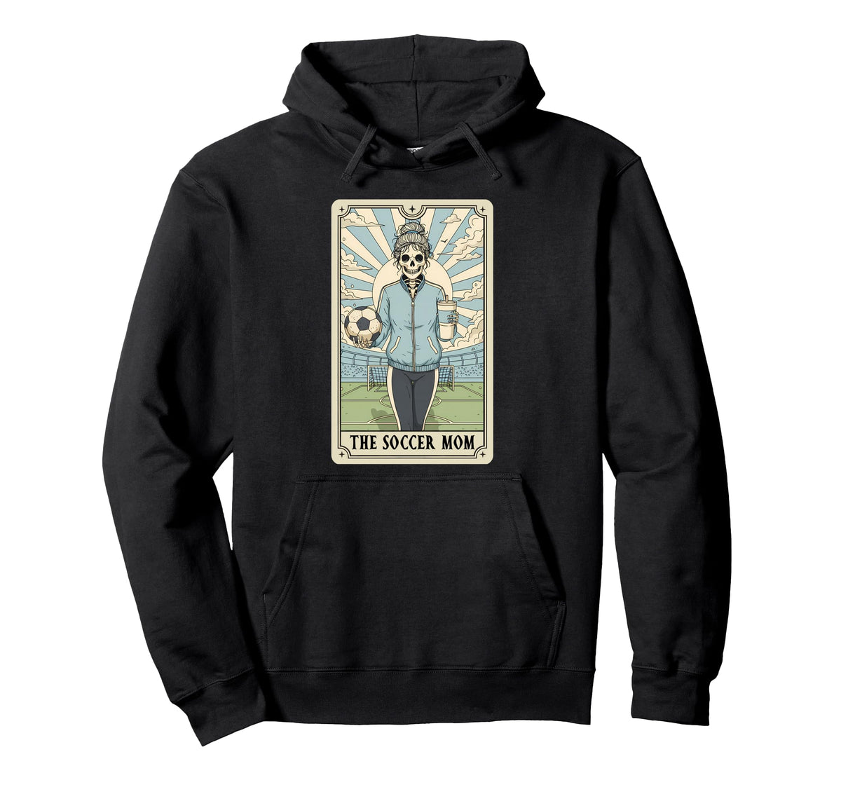 Soccer Mom Tarot Card Soccer Mama Hoodie - Unique Graphic Men Women