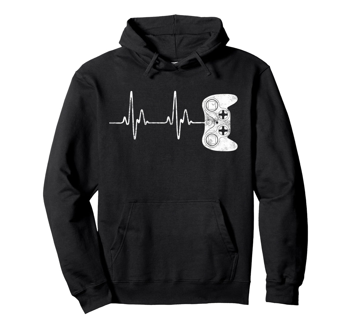 Gamer Heartbeat Video Game Lover Gift Hoodie - Fun Novelty Design Unisex
