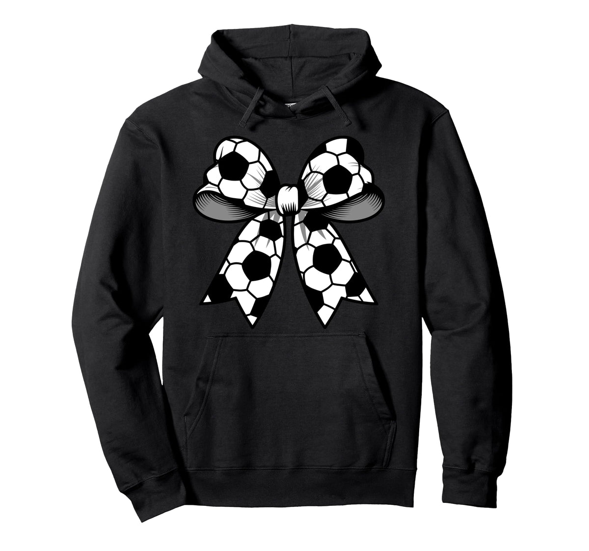 Soccer Coquette Bow Funny Soccer Mom Hoodie - Trendy Graphic Men Women