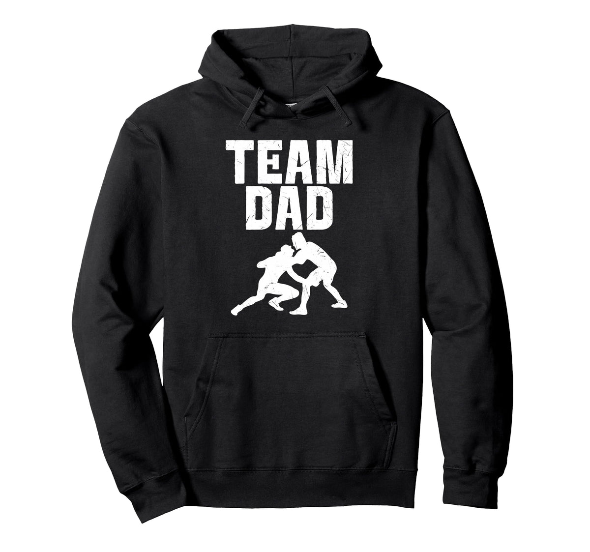 Wrestling Dad Proud Game Day Sports Hoodie - Custom Art Print for Adults