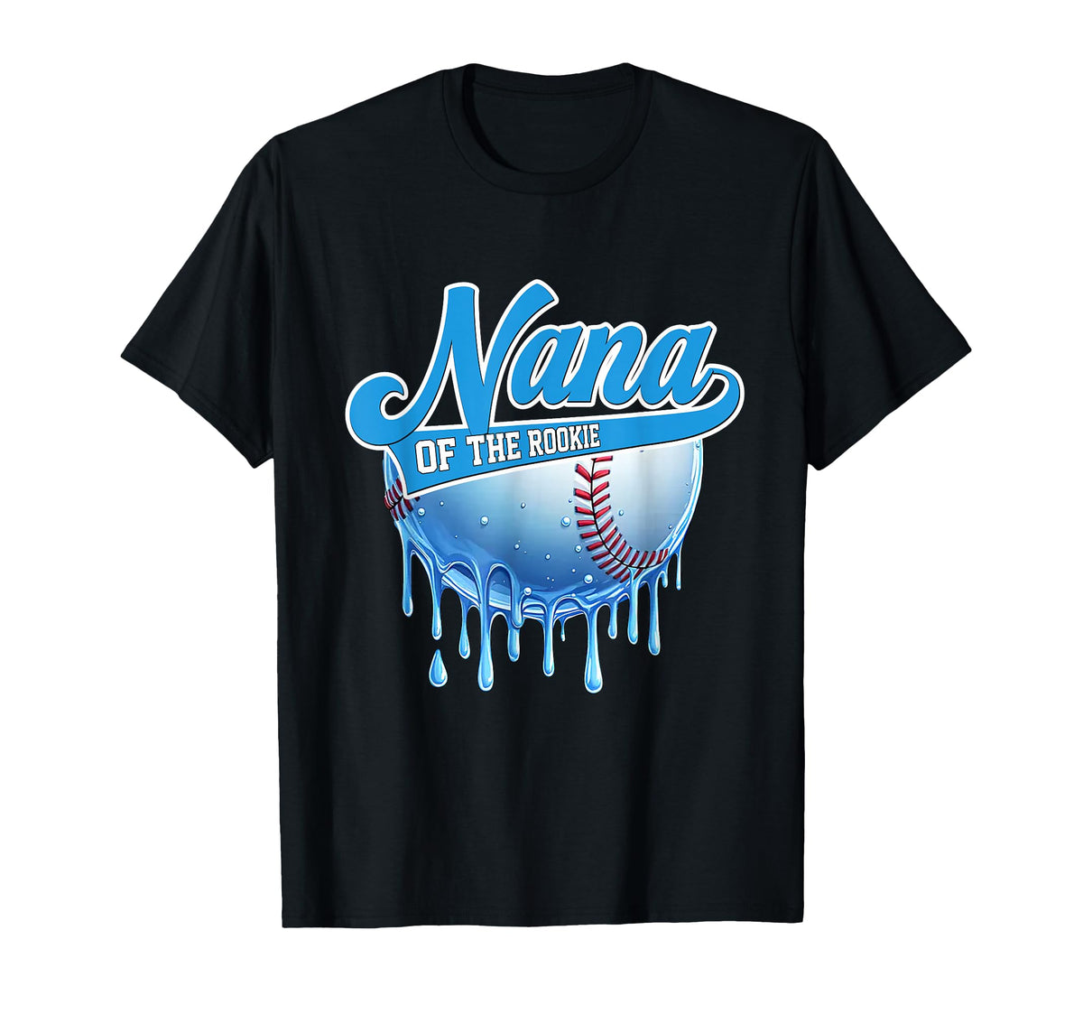 Nana Rookie 1St Birthday Baseball T-Shirt - Custom Art Print Men Women