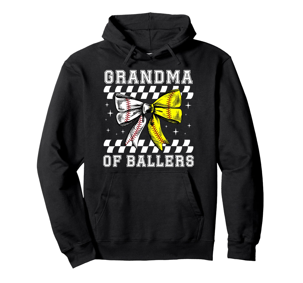 Grandma Ballers Coquette Baseball Hoodie - Aesthetic Graphic Men Women