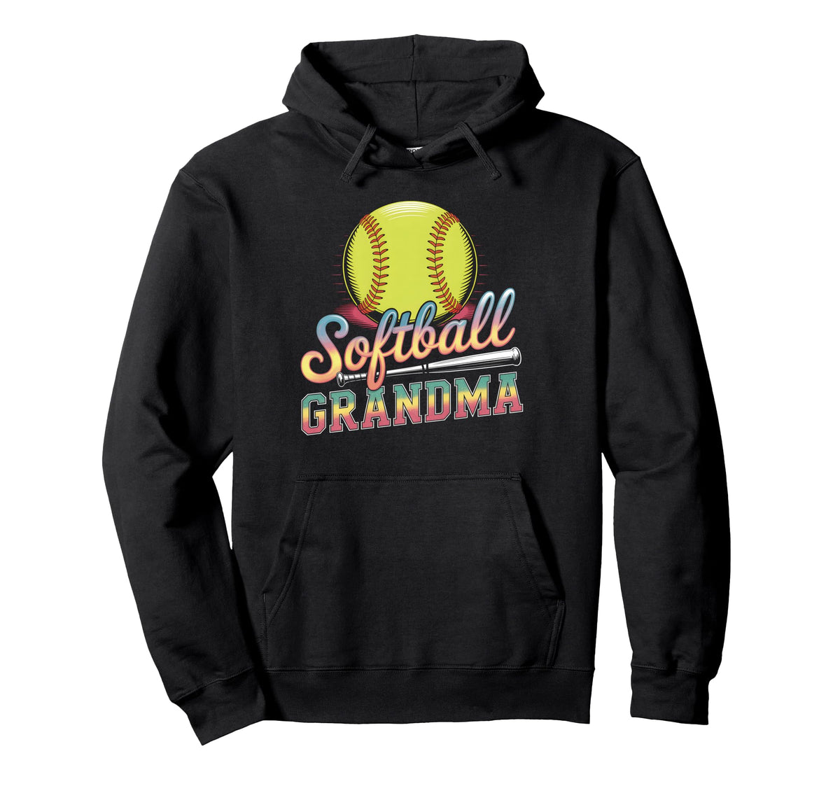 Softball Grandma Tie Dye Mama Mothers Day Hoodie - Trendy Graphic Unisex