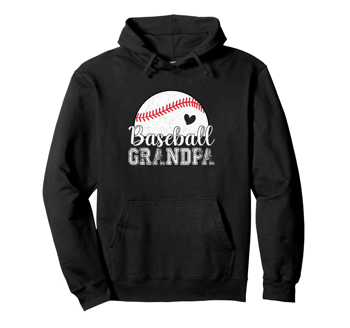 Baseball Grandpa Gifts Fathers Day Hoodie - Custom Art Print for Adults