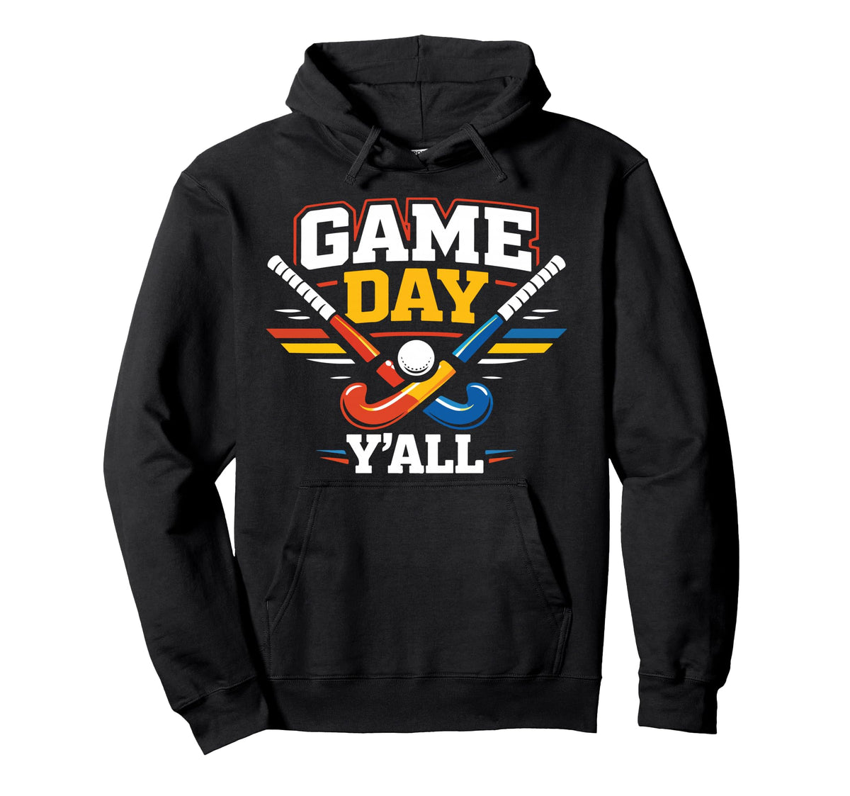 Field Hockey Game Day Yall Hoodie - Streetwear Style Men Women