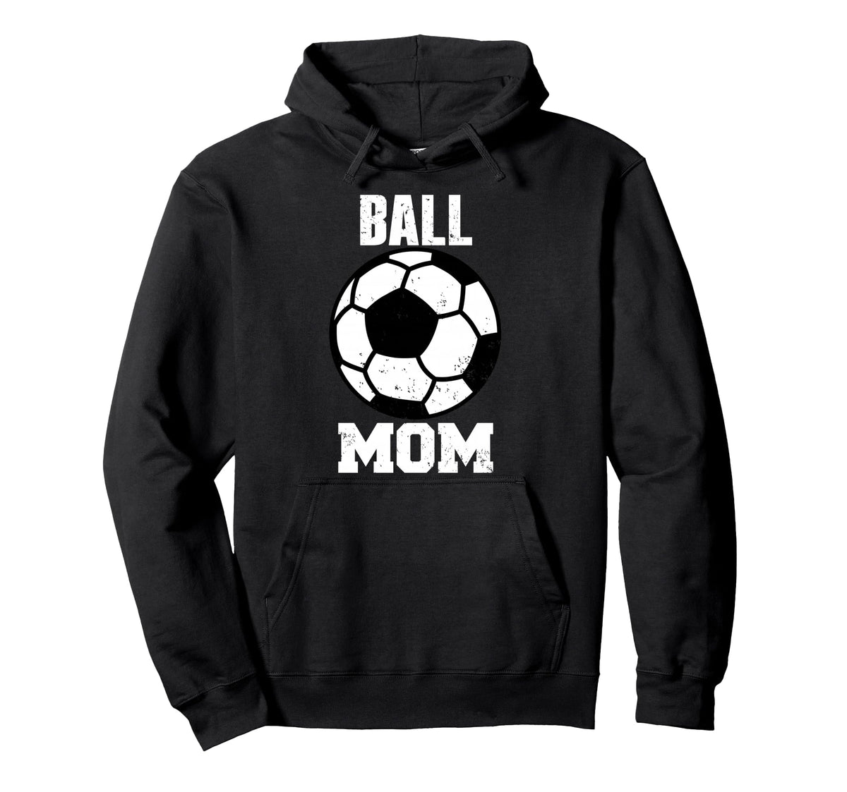 Ball Mom Funny Soccer Mom Gameday Hoodie - Aesthetic Graphic Unisex