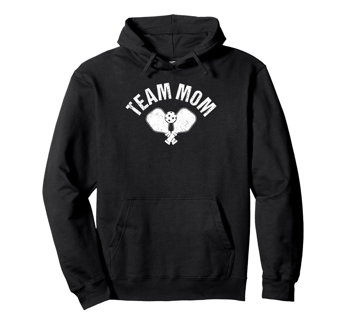 Team Mom Pickleball Game Day Sports Parent Hoodie - Graphic Print Unisex