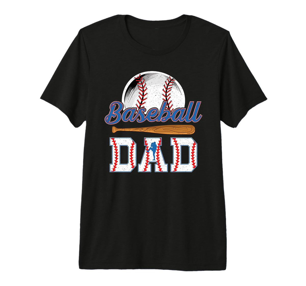 Mens Baseball Dad Baseball Player Dad T-Shirt - Streetwear Style Men Women