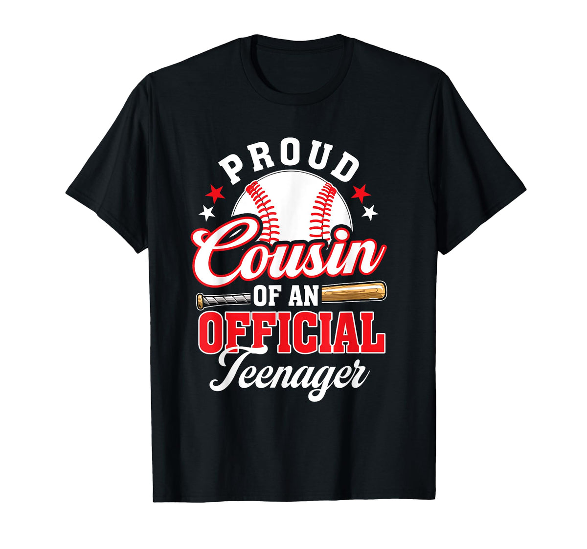Proud Cousin Teenager Birthday T-Shirt - Minimalist Print for Adults