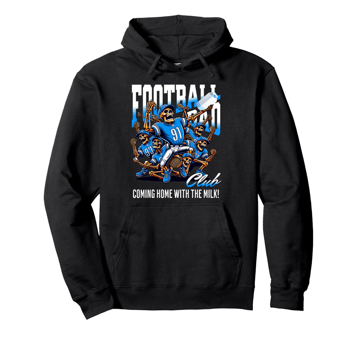 Football Dad Fathers Day Gift Game Day Hoodie - Graphic Print Men Women