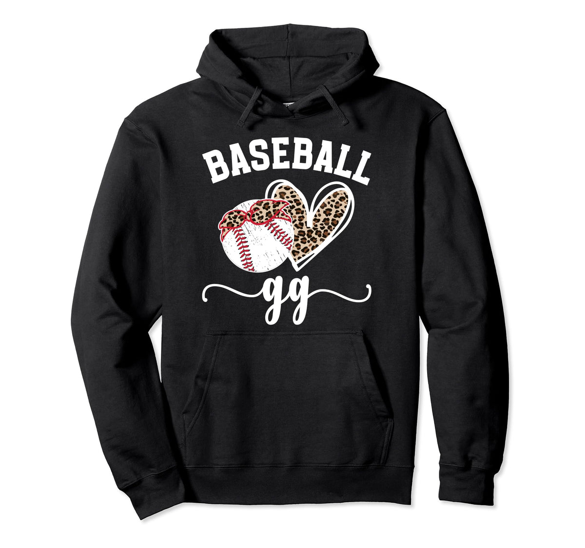 Baseball Gg Grandma Gg Baseball Hoodie - Casual Everyday Wear Unisex