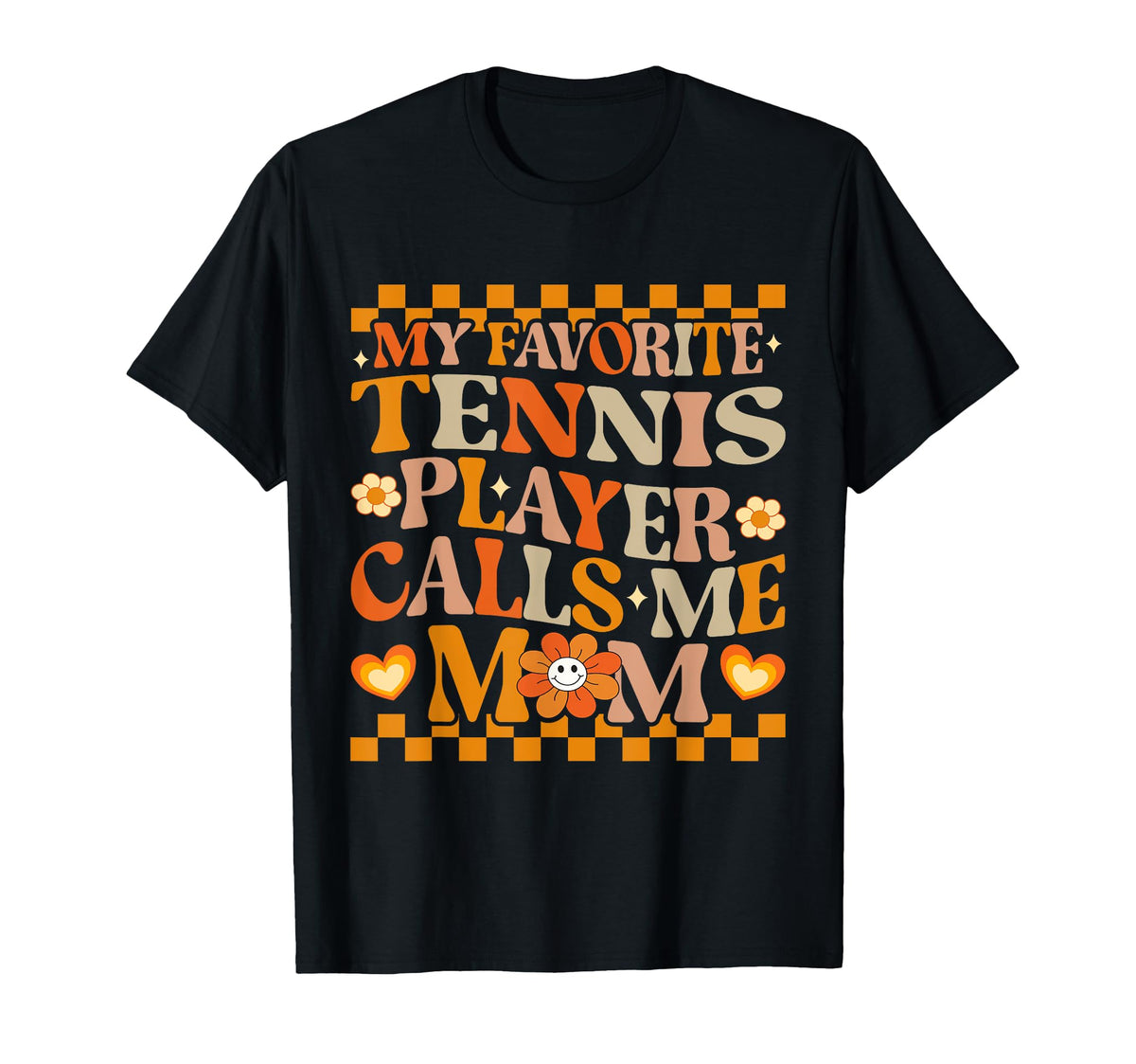 My Favorite Tennis Player Calls Me Mom T-Shirt - Aesthetic Graphic Unisex