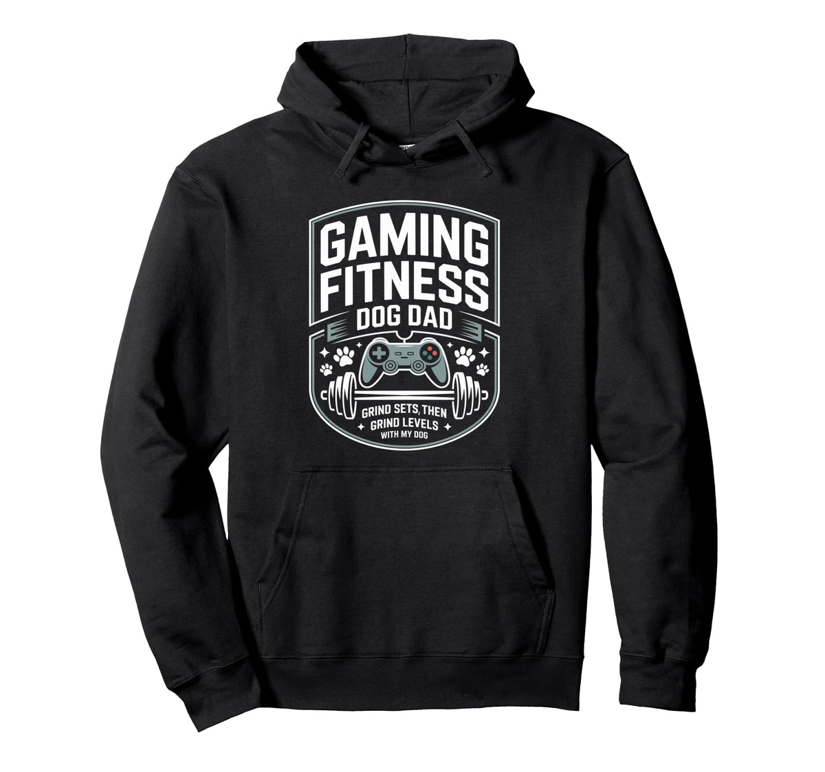 Gaming Fitness Dad Grind Sets Then Hoodie - Unique Graphic Men Women