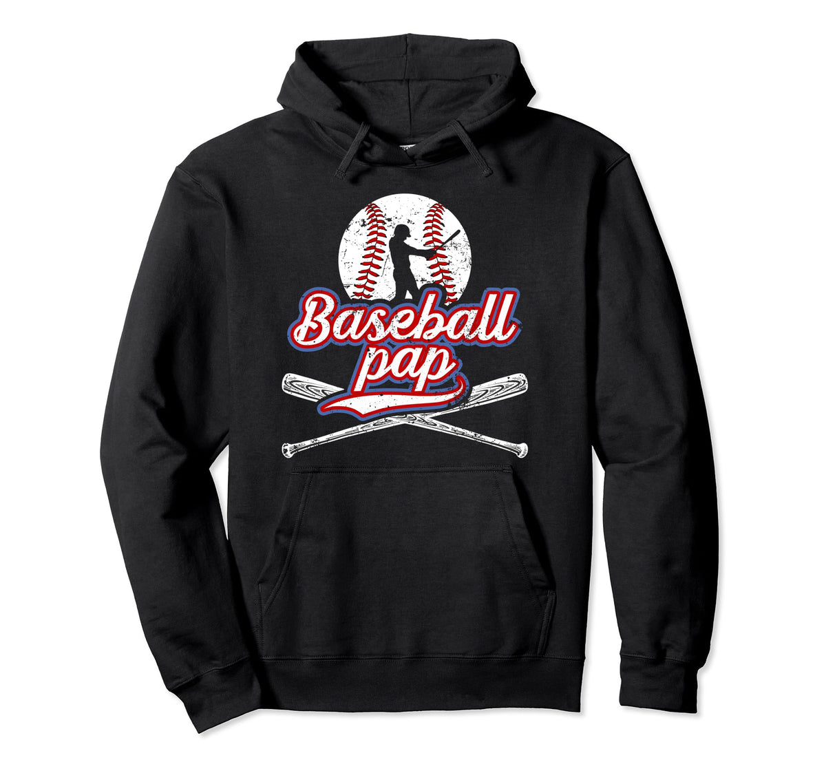 Baseball Pap Grandpa Pap Baseball Player Hoodie - Trendy Graphic Men Women