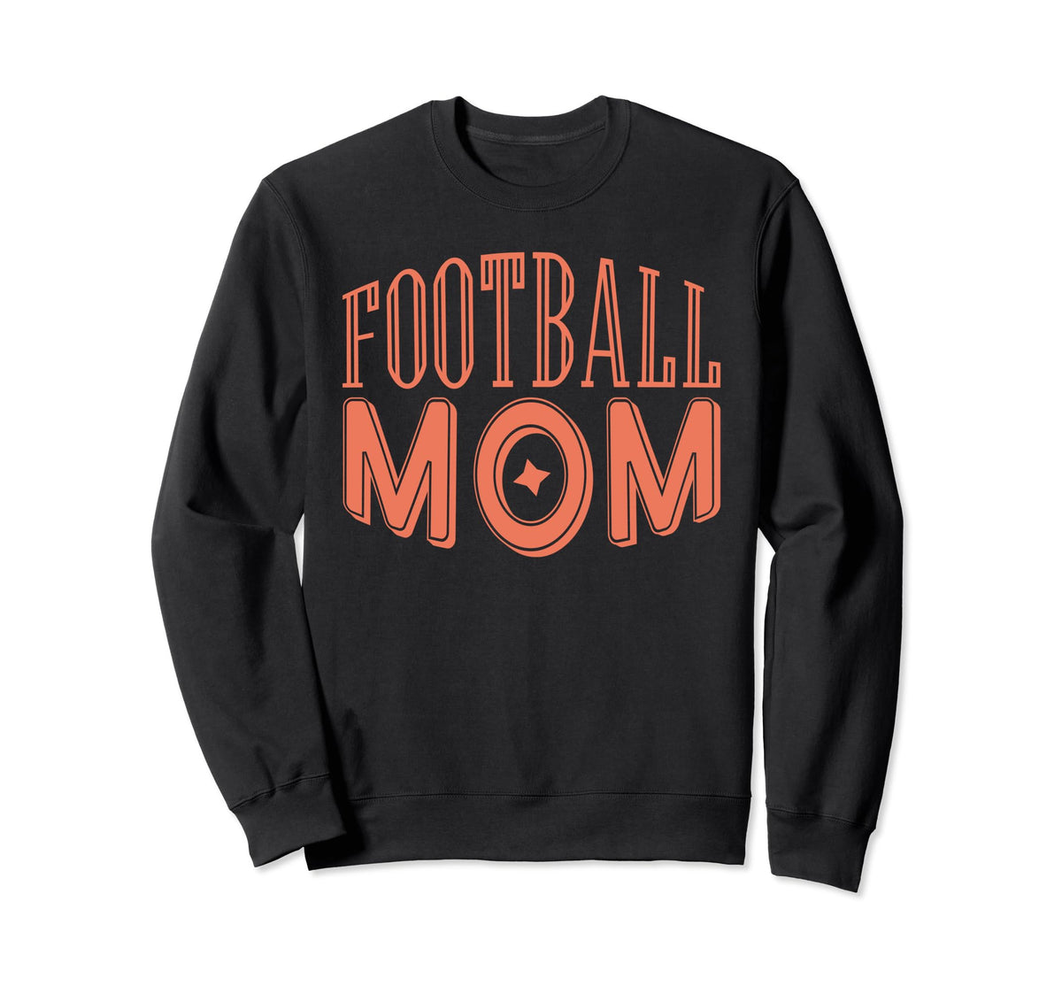 Groovy Football Mom Mothers Sweatshirt - Casual Everyday Wear Men Women