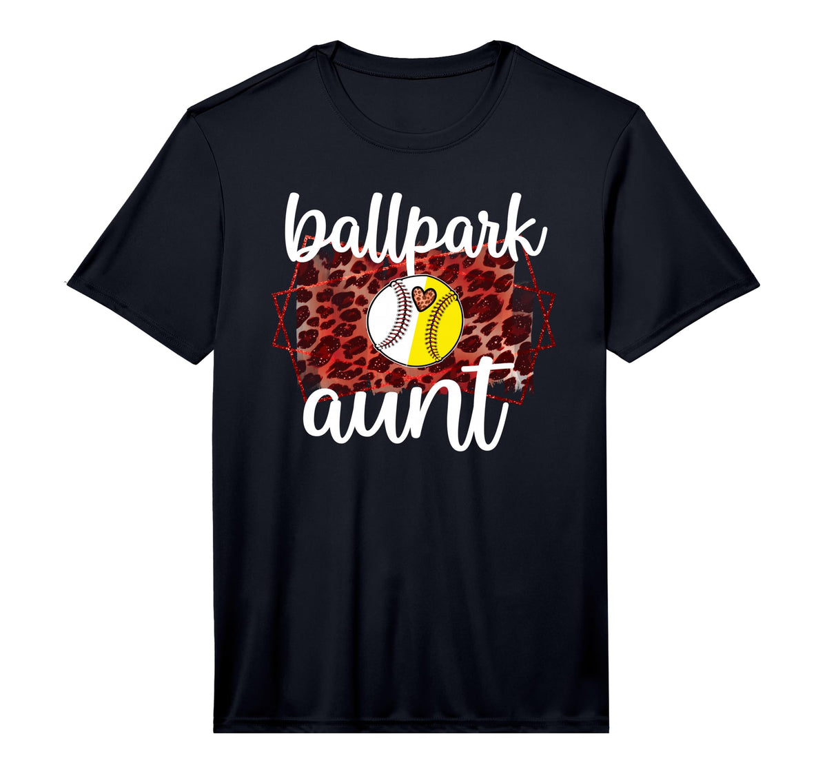 Mens Ballpark Aunt Proud Baseball T-Shirt - Casual Everyday Wear Unisex