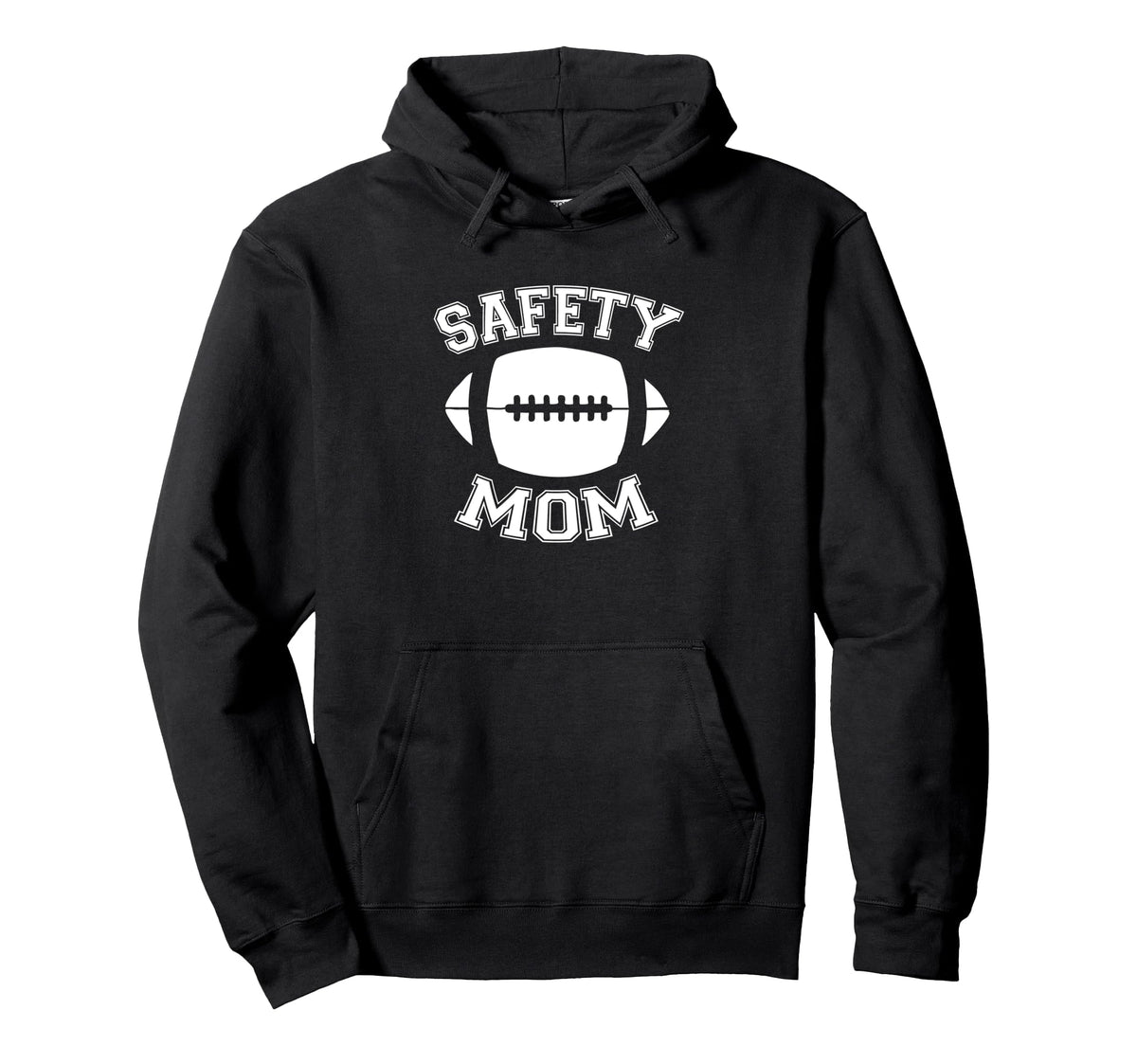 Safety Mom Football Parent Game Day Hoodie - Unique Graphic Men Women