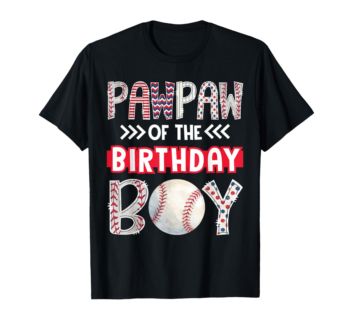 Pawpaw Birthday Baseball Family T-Shirt - Aesthetic Graphic for Adults