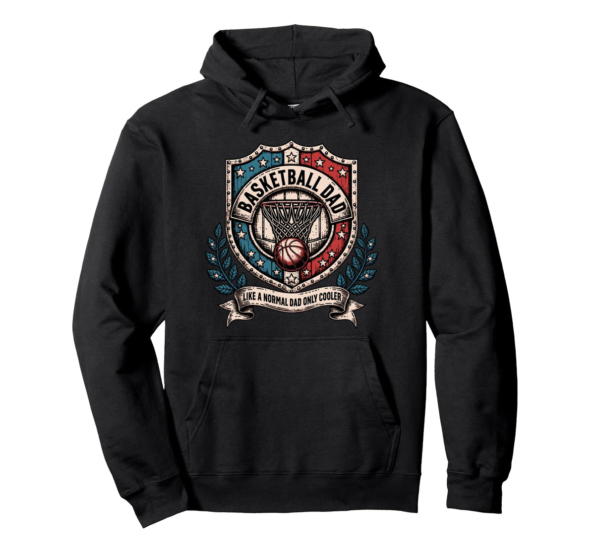 Fathers Day Basketball Dad Hoodie - Streetwear Style Unisex