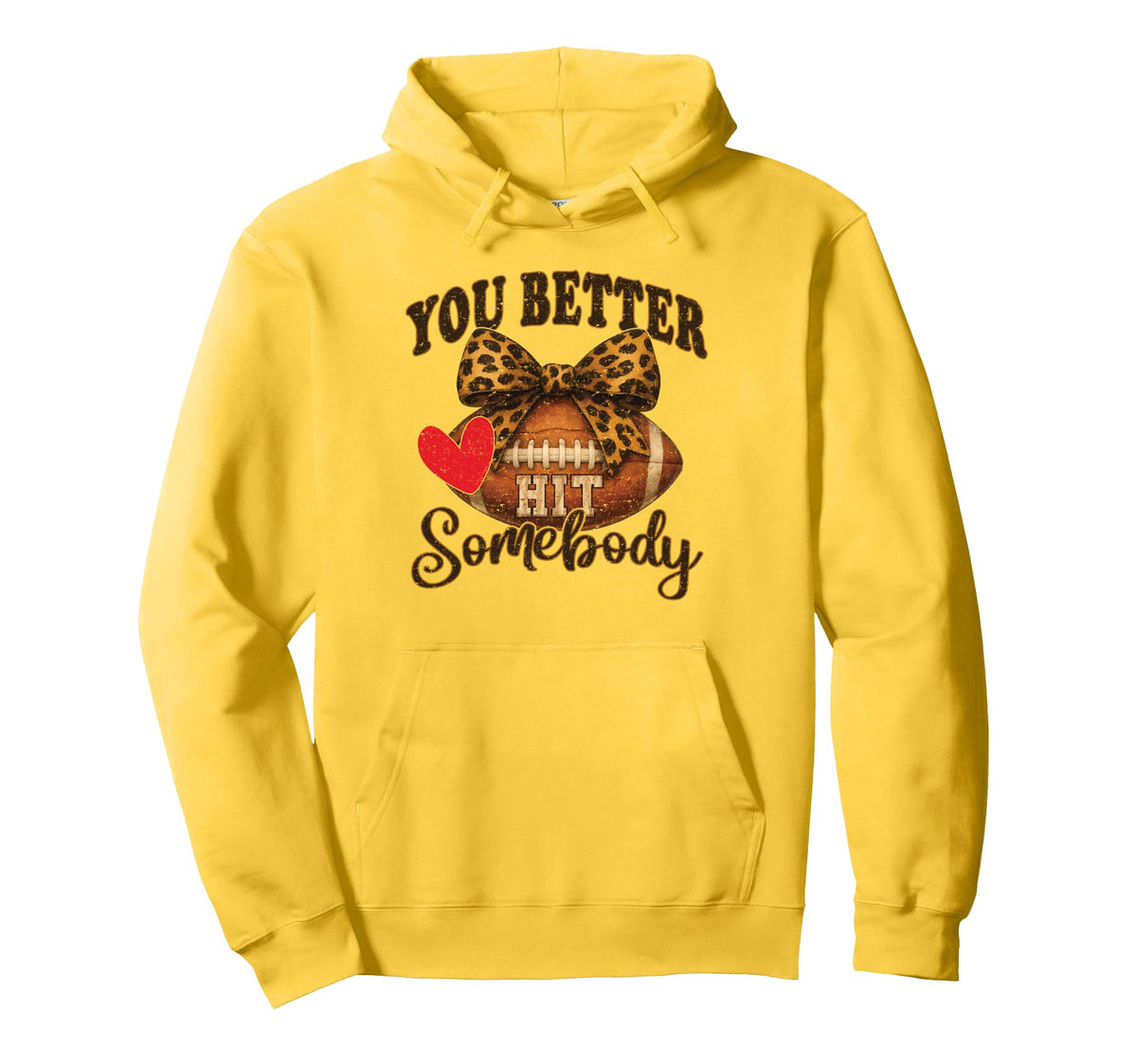 You Better Hit Somebody Game Day Fantasy Hoodie - Trendy Graphic Men Women