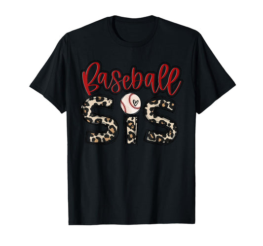 Baseball Sis Proud Loud Senior T-Shirt - Fun Novelty Design Unisex