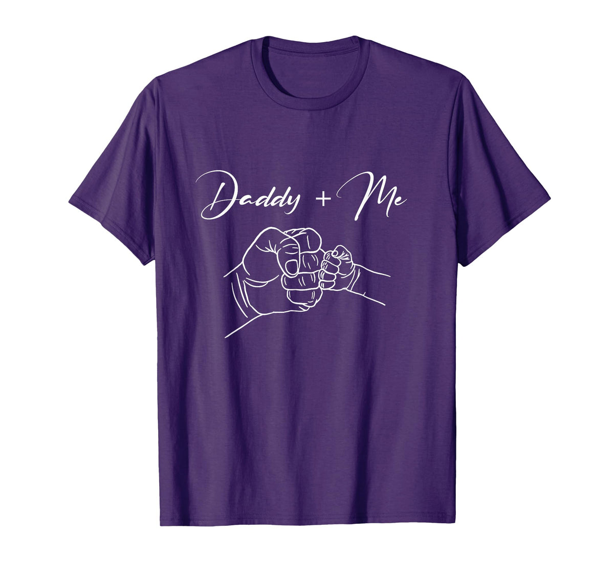 Daddy And Me Best Dad Fist Bump Funny T-Shirt - Custom Art Print Men Women