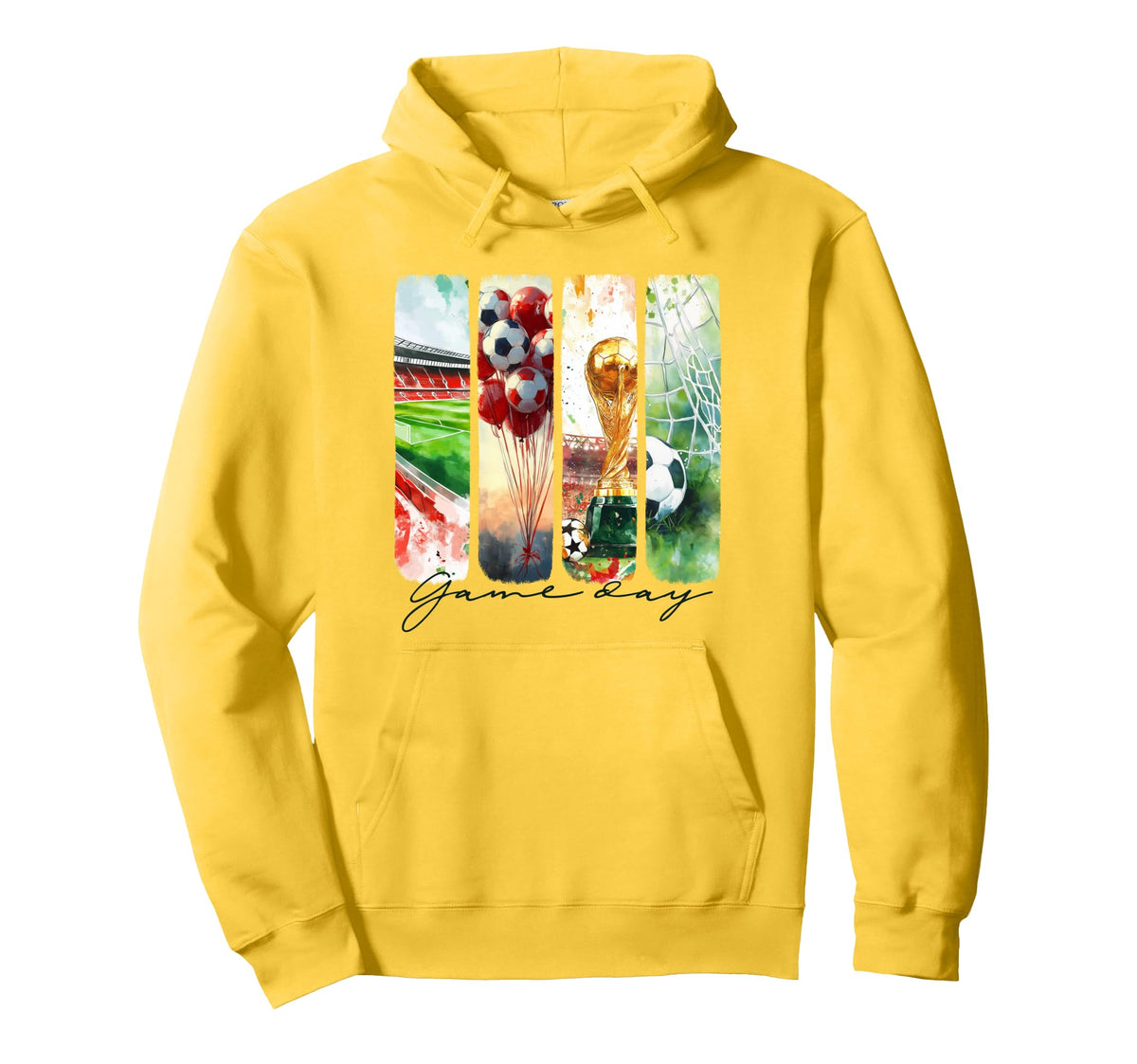 Game Day Soccer Ball Sports Coquette Hoodie - Trendy Graphic for Adults