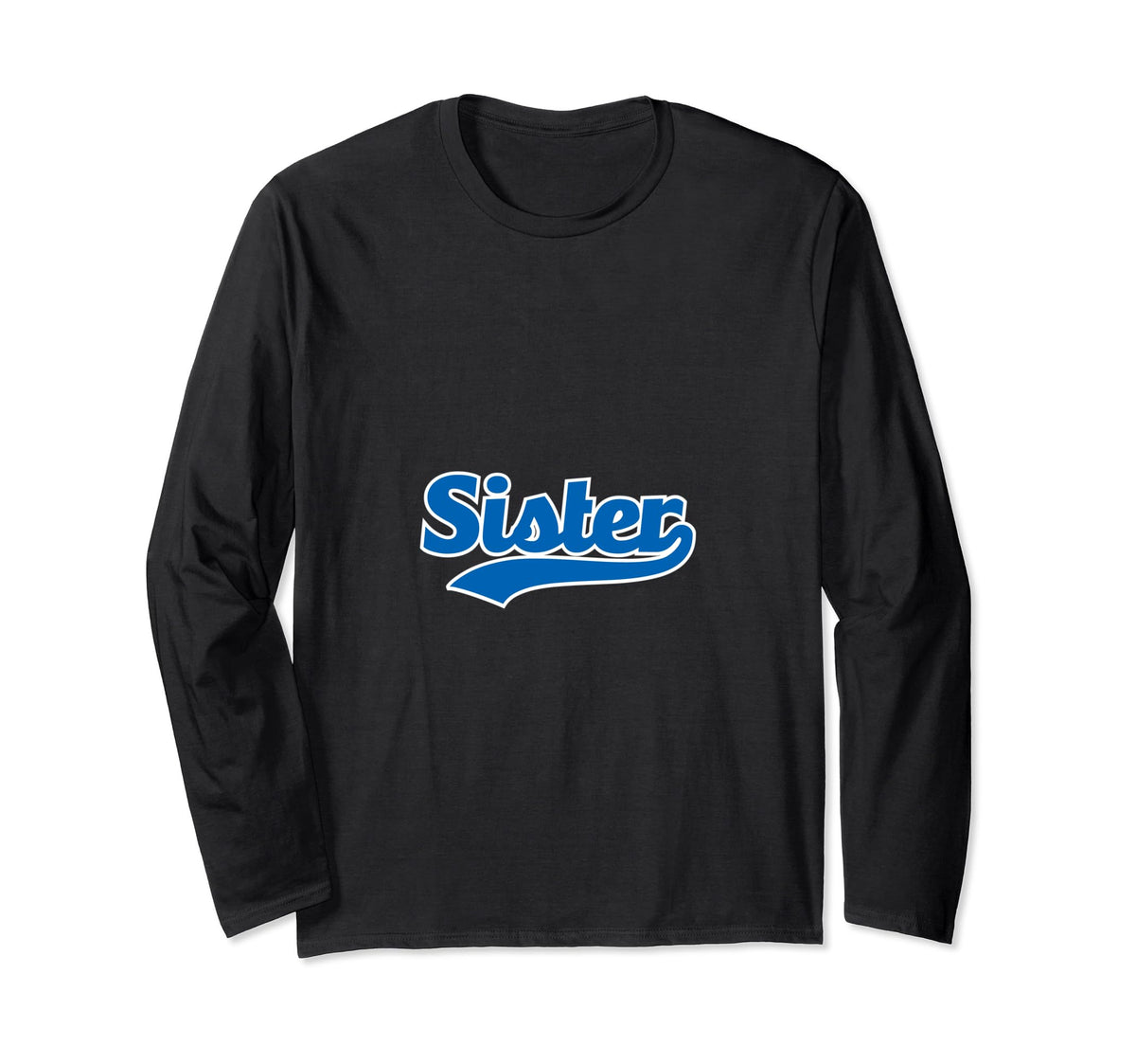 Sister Baseball Sis Brother Sports T-Shirt - Custom Art Print for Adults