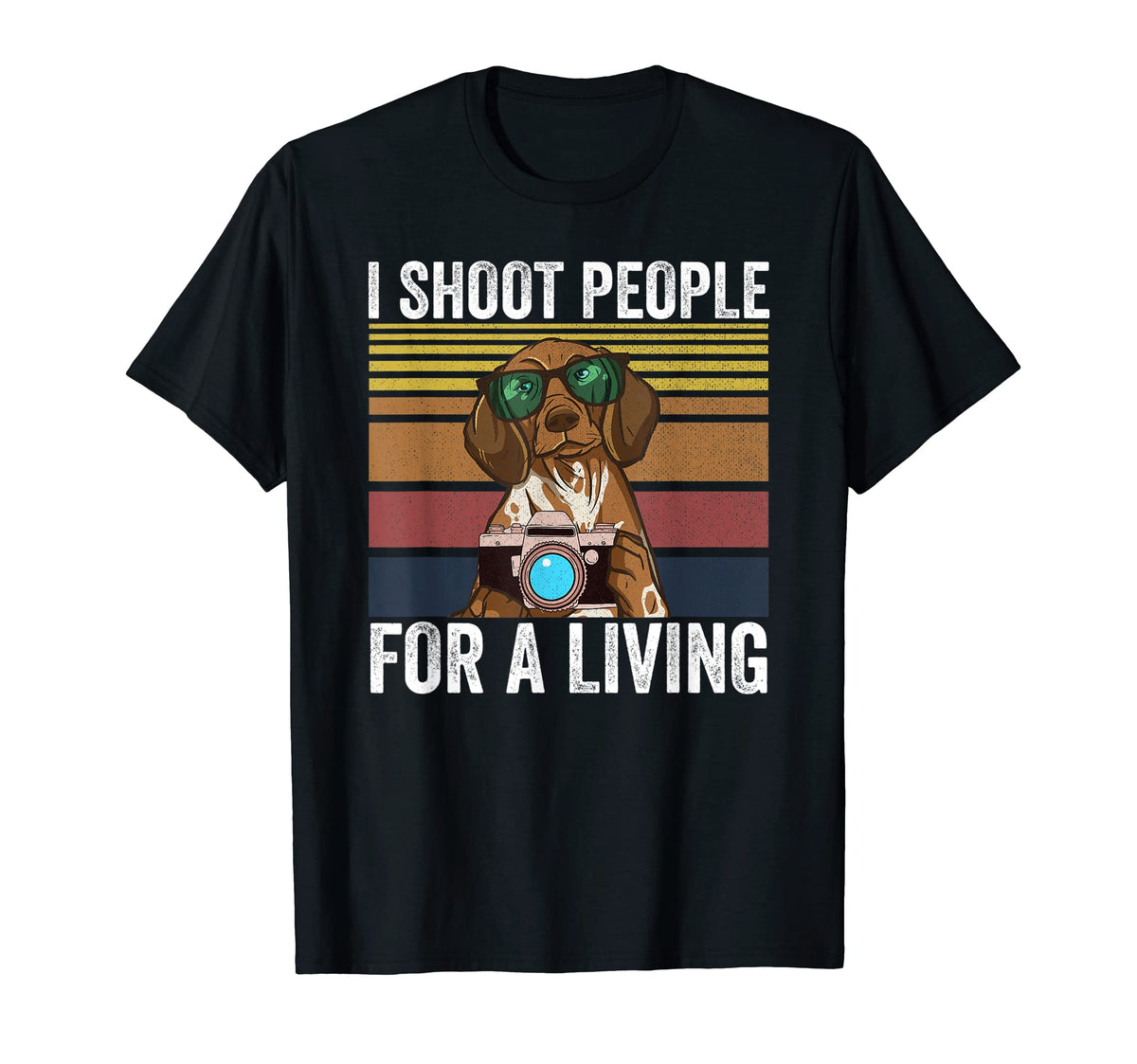 I Shoot People Living Photography Dog T-Shirt - Graphic Print for Adults