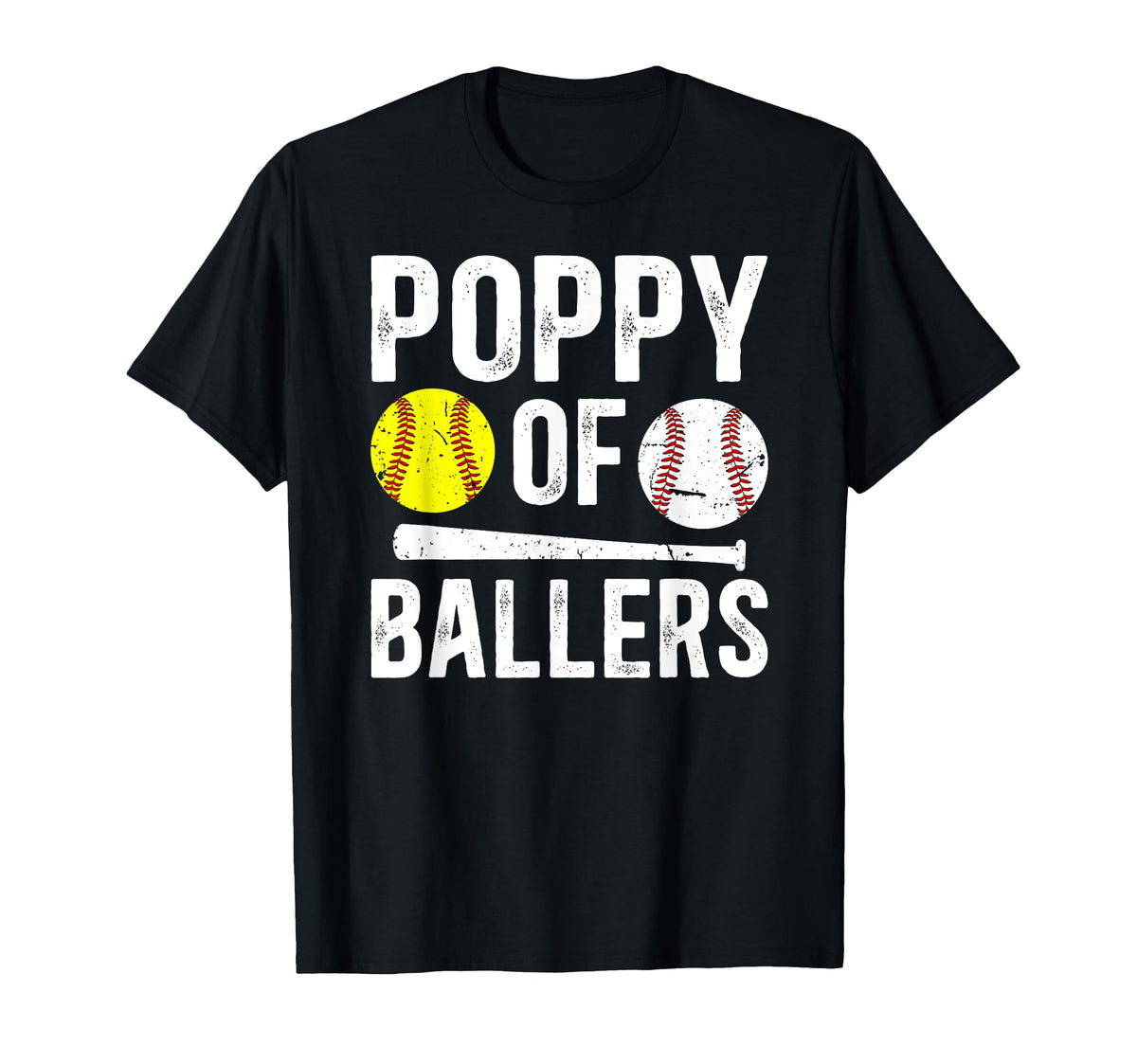 Poppy Ballers Proud Baseball Softball T-Shirt - Custom Art Print Men Women