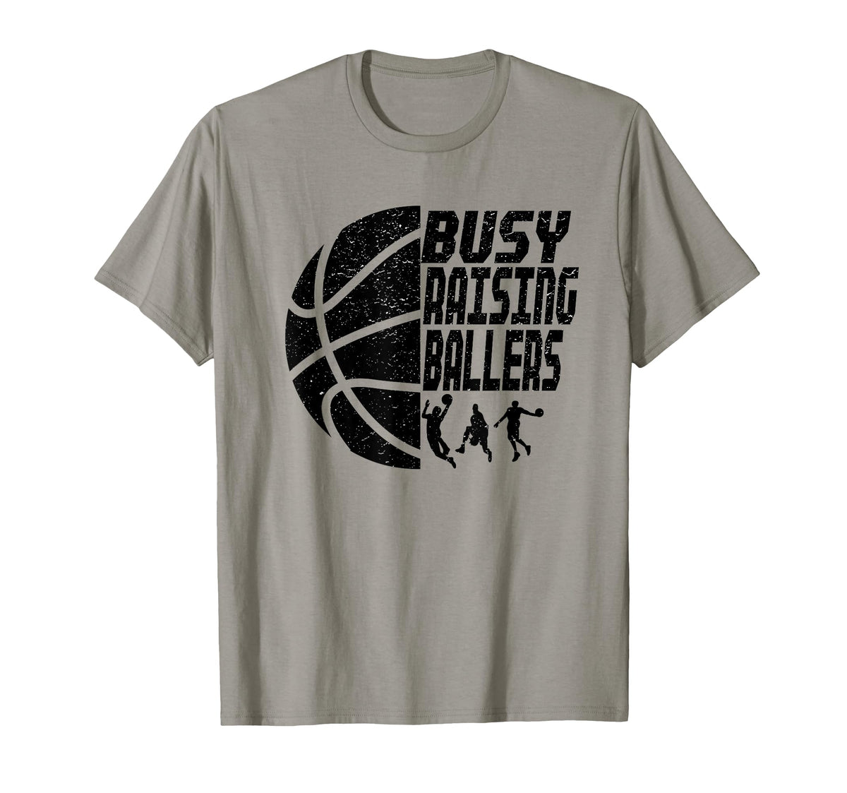 Busy Raising Ballers Basketball Dad T-Shirt - Trendy Graphic for Adults