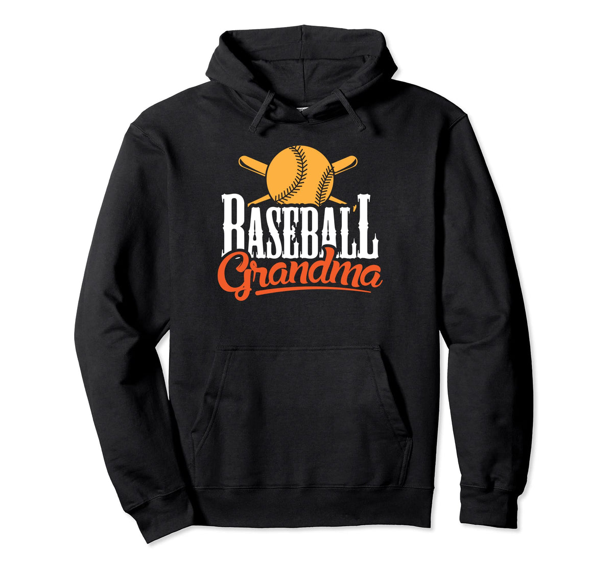 Baseball Grandma Baseball Player And Hoodie - Streetwear Style for Adults